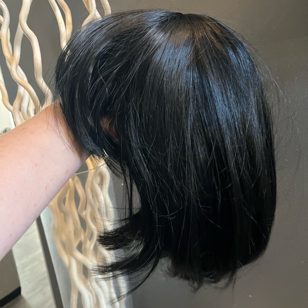 Black Short Straight Wig - Women Hair